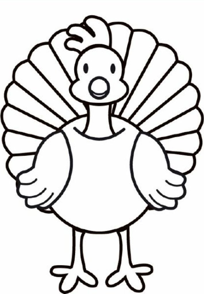 Thanksgiving Coloring Pages For Preschoolers
 Turkey Coloring Pages Printable For Preschool Coloring Home