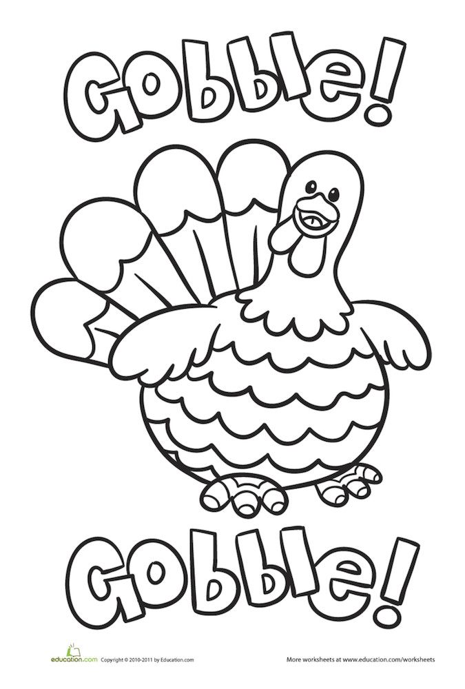 Thanksgiving Coloring Pages For Preschoolers
 Thanksgiving Coloring Pages