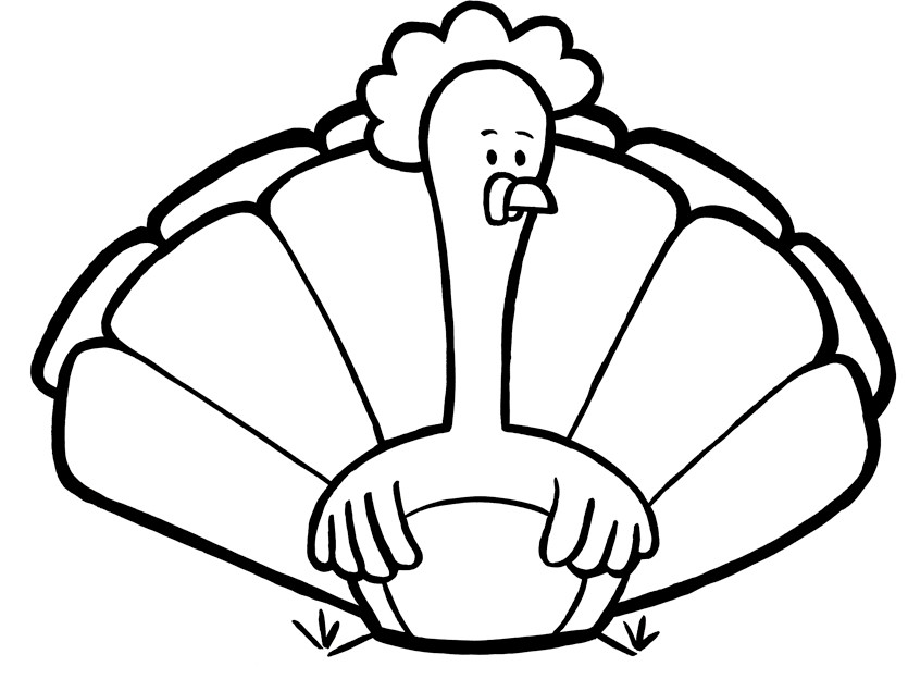 Thanksgiving Coloring Pages For Preschoolers
 Preschool Thanksgiving Coloring Pages AZ Coloring Pages