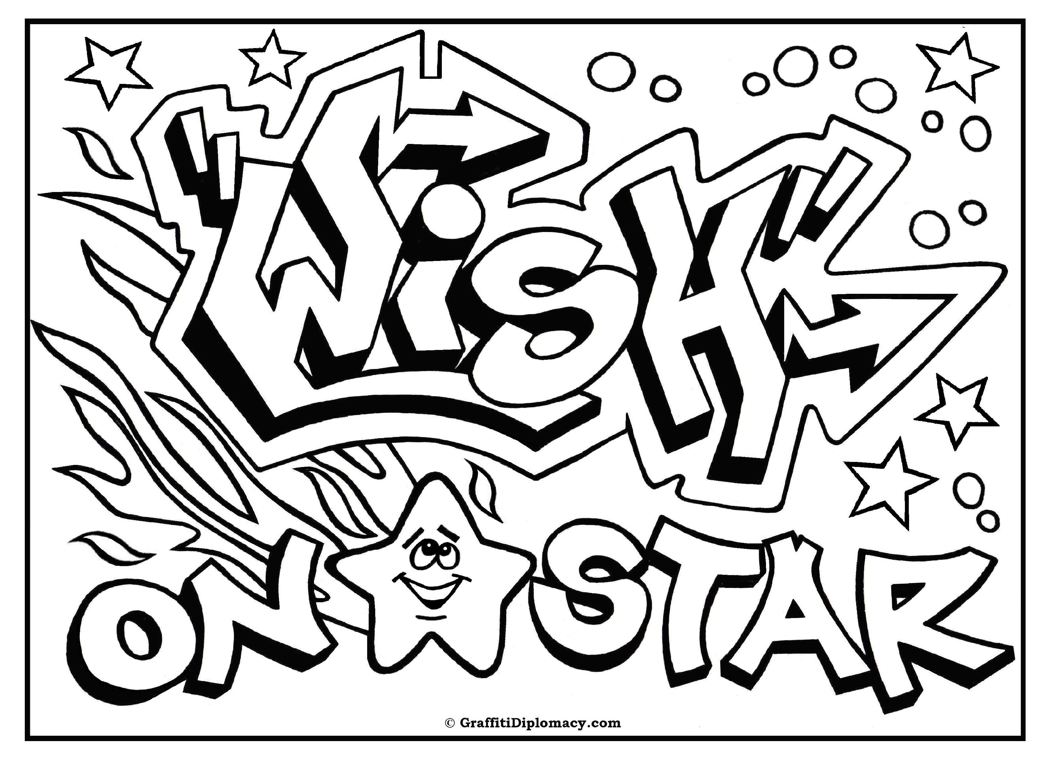 Thanksgiving Design Word Coloring Pages For Teens
 OMG Another Graffiti Coloring Book of Room Signs Learn