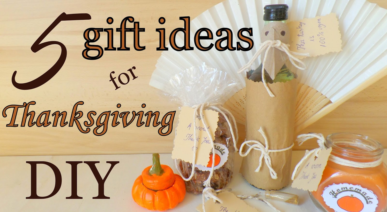 Thanksgiving Gift Ideas For Friends
 The Fluffy Hedgehog 5 t Ideas for Thanksgiving DIY