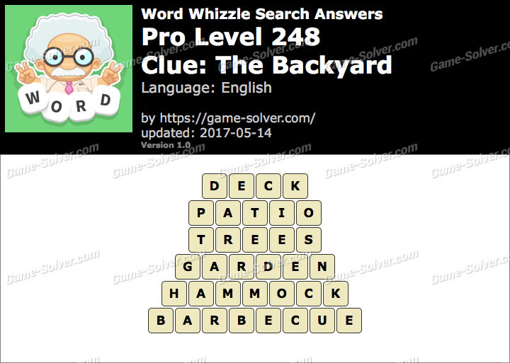 Best ideas about The Backyard Word Whizzle
. Save or Pin Word Whizzle Search Pro Level 248 Answers Game Solver Now.