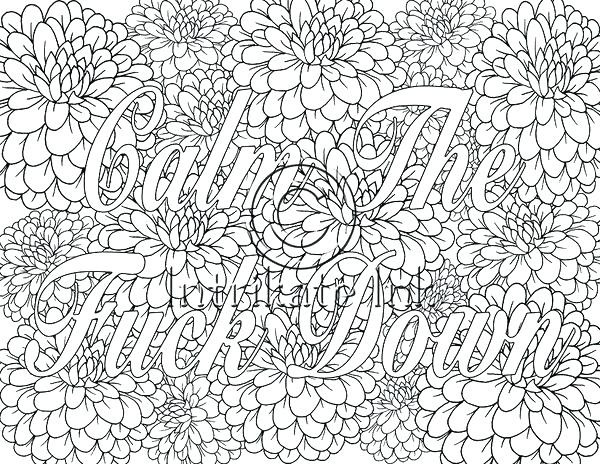 The Calm Coloring Book
 Calm the F Down Coloring Book Pages Download