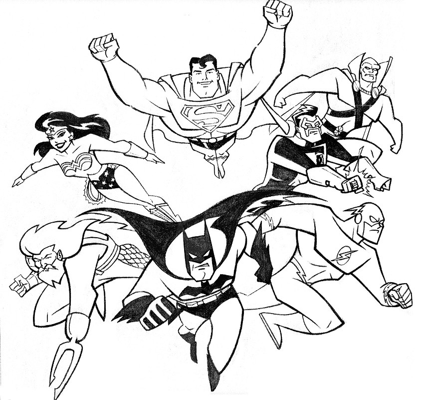 The Hollow Justice Coloring Pages For Boys
 Justice league coloring pages to and print for free