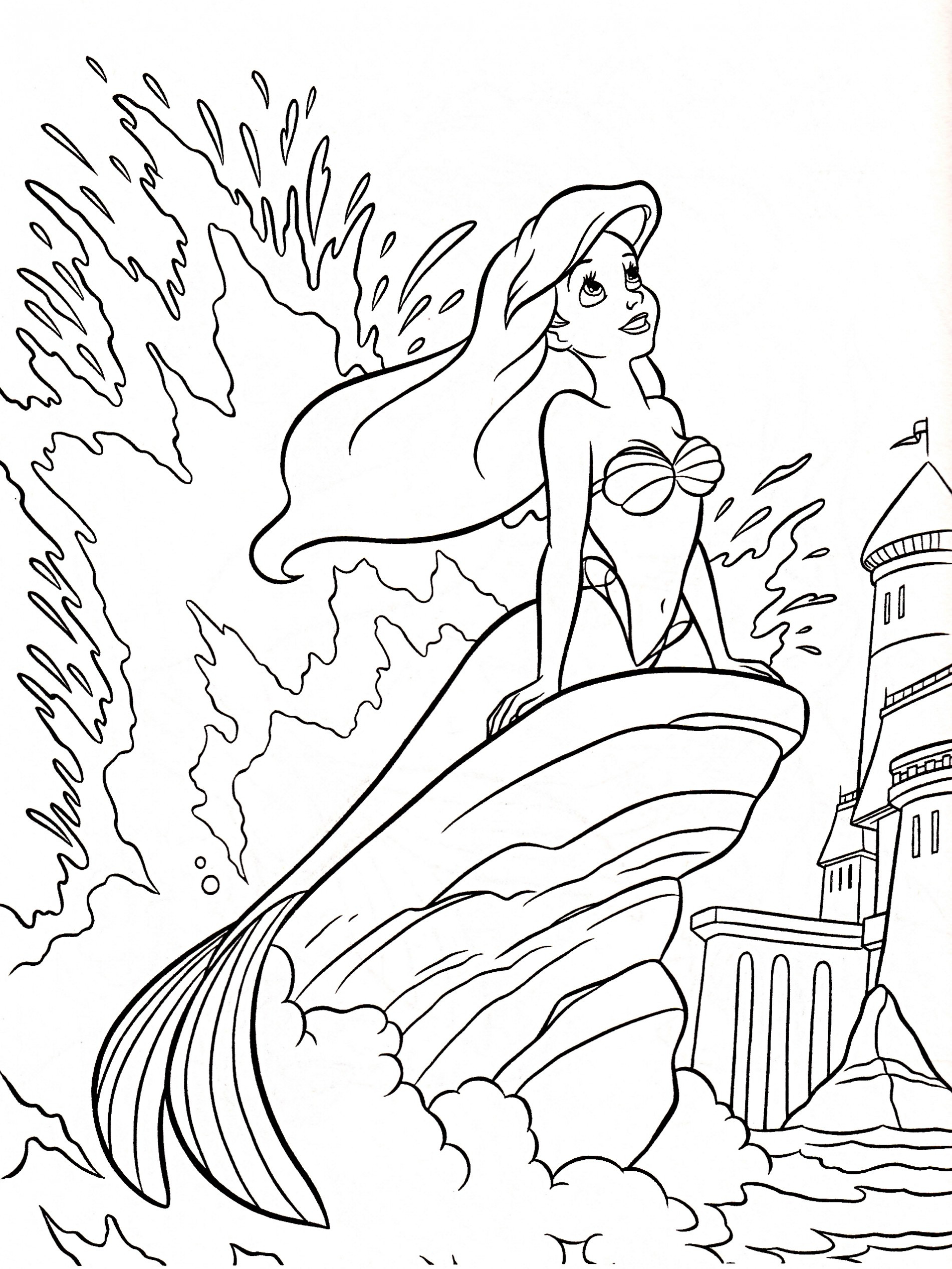 The Little Mermaid Coloring Pages
 Colouring Pages