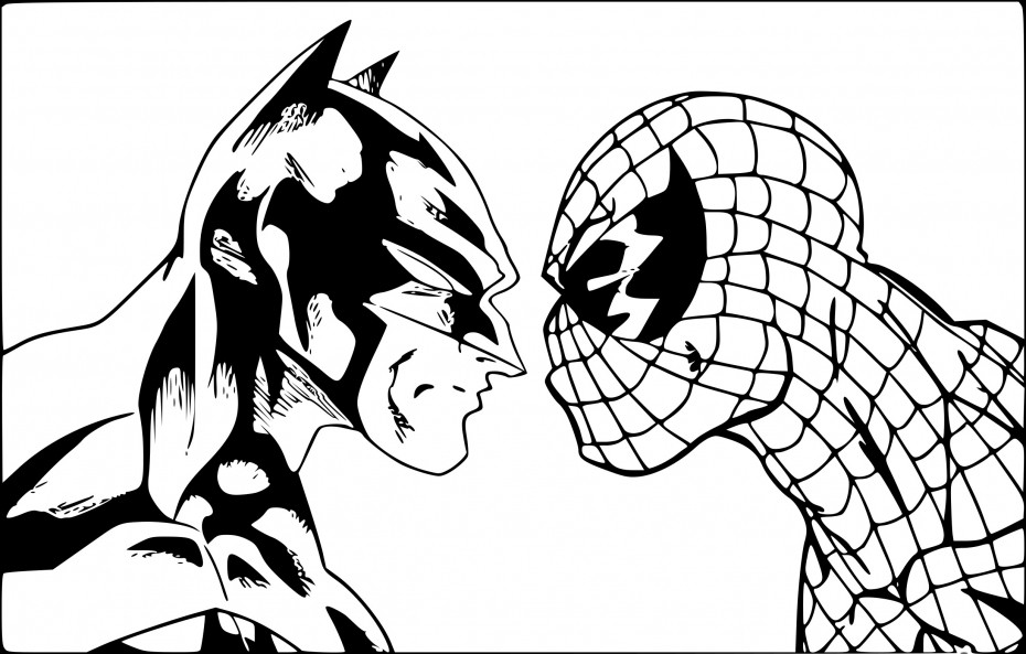 The Most Coolest Coloring Sheets For Boys
 Coloriage Batman et Spiderman dessin à imprimer sur