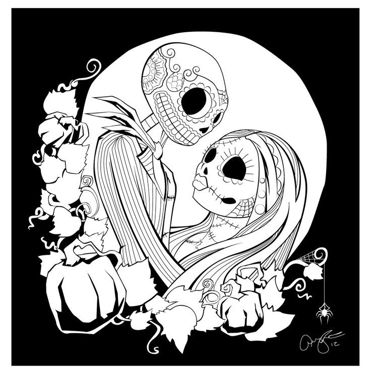 The Nightmare Before Christmas Coloring Pages
 Nightmare Before Christmas Coloring Page Coloring Home