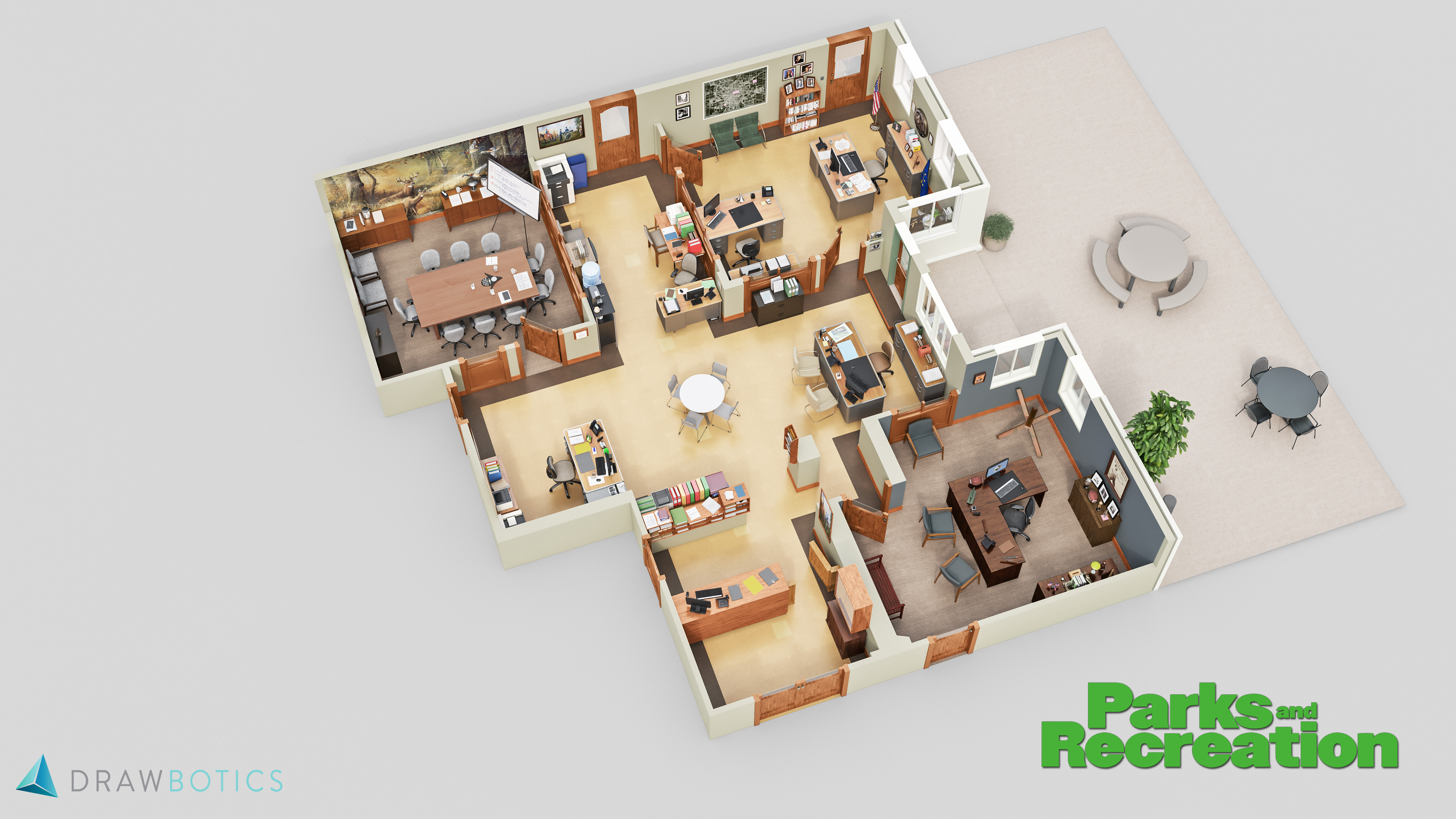 Best ideas about The Office Floor Plan
. Save or Pin Famous TV Shows Brought to Life with 3D plans Now.