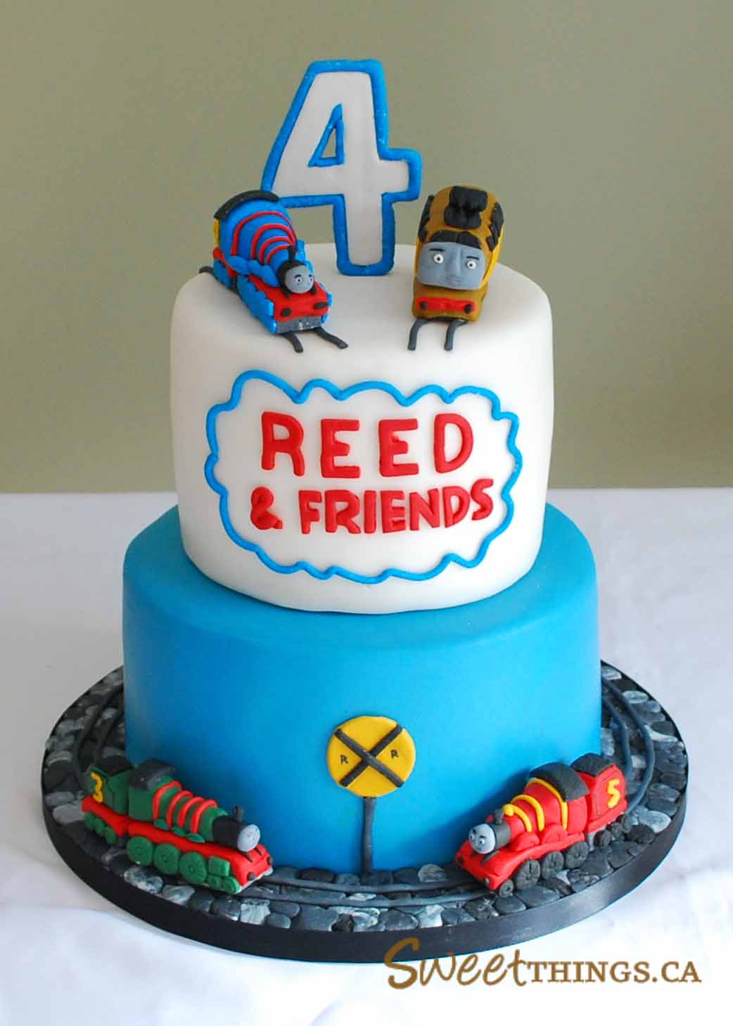 Best ideas about Thomas Birthday Cake
. Save or Pin SweetThings 4th Birthday Cake Thomas & Friends Cake Now.