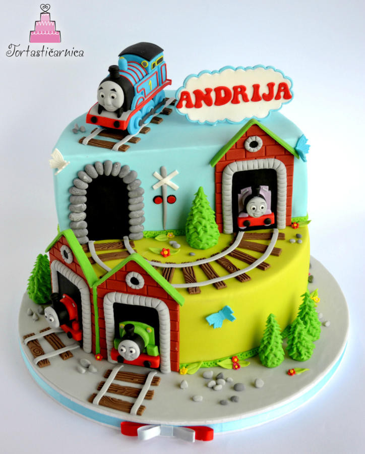 Best ideas about Thomas Birthday Cake
. Save or Pin Tomas the train cake cake by Nataša CakesDecor Now.