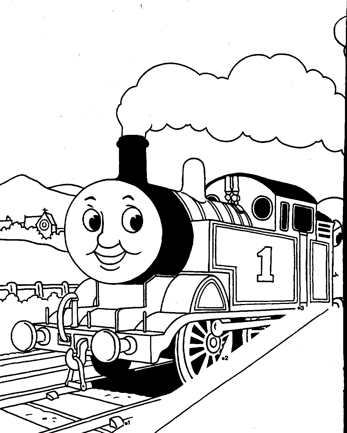 Thomas The Train Coloring Pages
 Thomas Printables Thomas The Tank Engine Coloring Pages