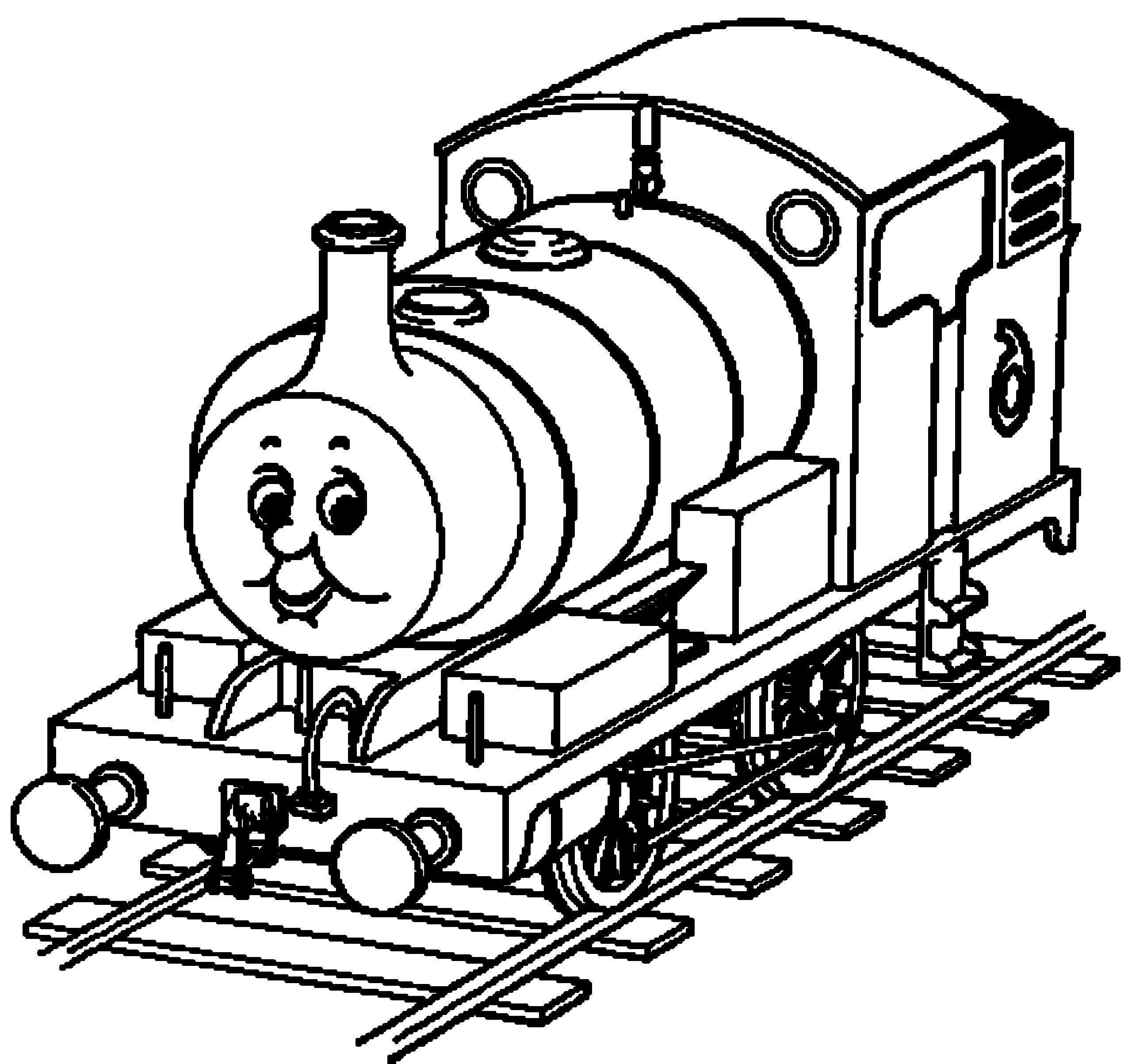 Thomas The Train Coloring Pages
 Print & Download Thomas the Train Theme Coloring Pages