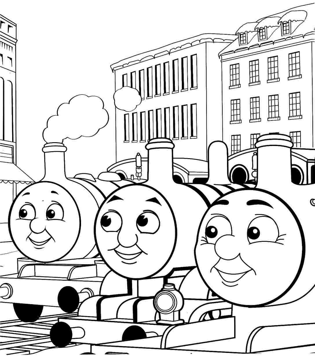 Thomas The Train Coloring Pages
 Cumpleaños con el tren Thomas y sus amigos