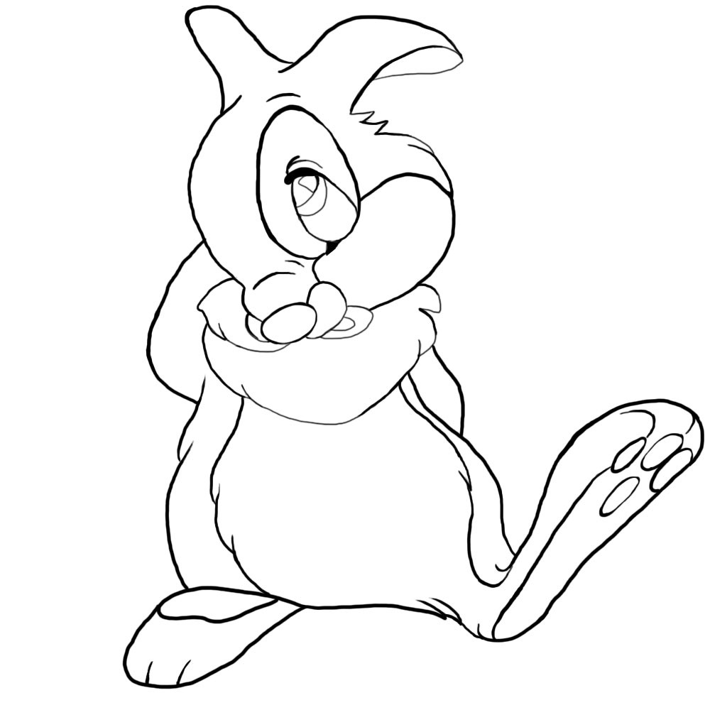 Thumper Coloring Pages
 Pages Thumper Coloring Pages