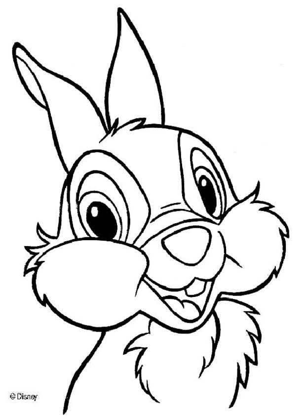 Thumper Coloring Pages
 Thumper 2 coloring pages Hellokids