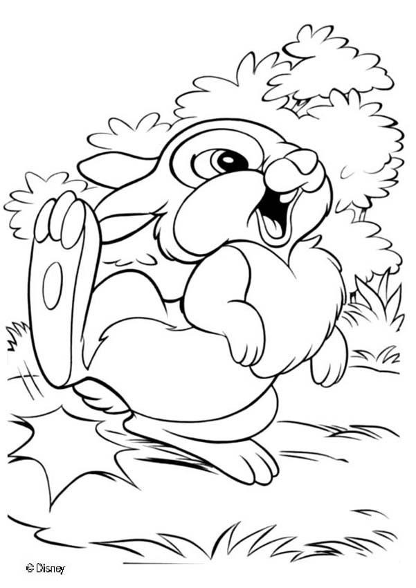 Thumper Coloring Pages
 Thumper 8 coloring pages Hellokids