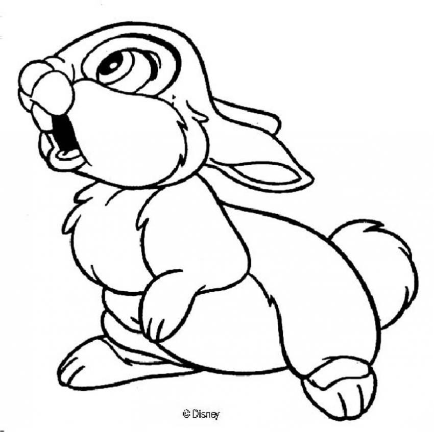 Thumper Coloring Pages
 Thumper 3 coloring pages Hellokids