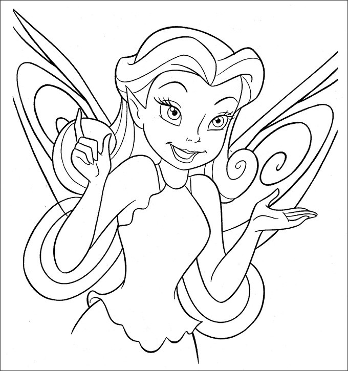 Tinkerbell Coloring Pages
 30 Tinkerbell Coloring Pages Free Coloring Pages