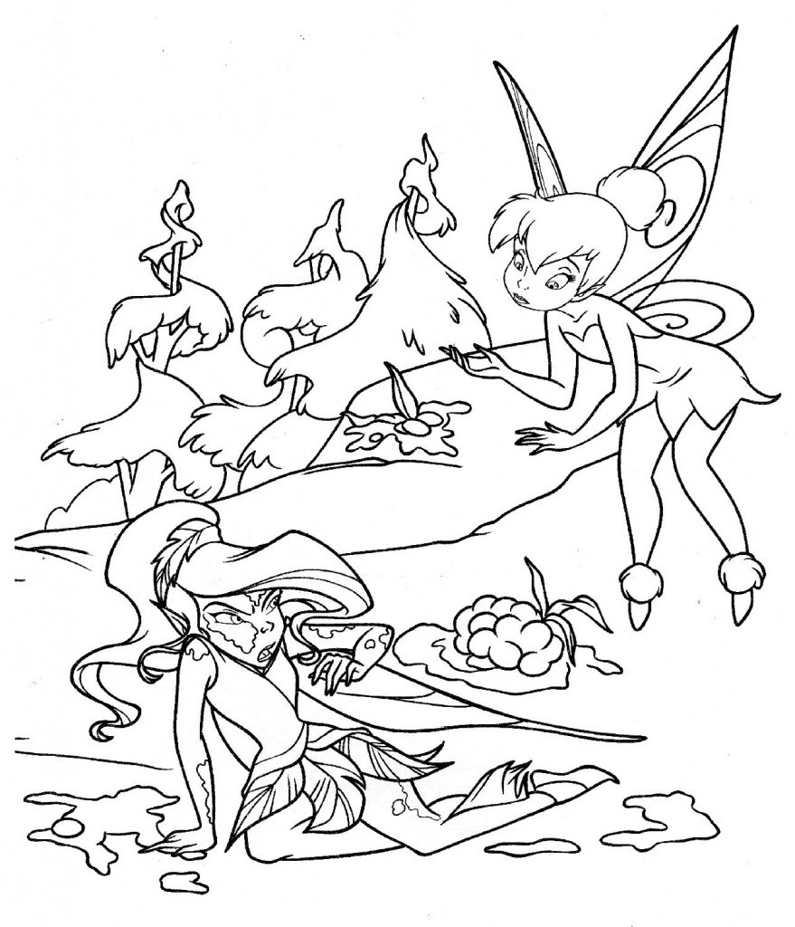 Tinkerbell Coloring Pages
 Free Printable Tinkerbell Coloring Pages For Kids