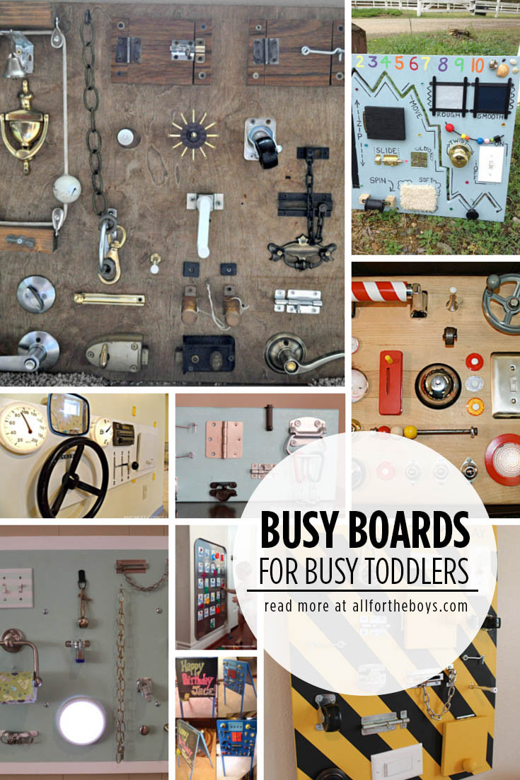 Toddler Busy Board DIY
 Busy Boards for Busy Toddlers — All for the Boys