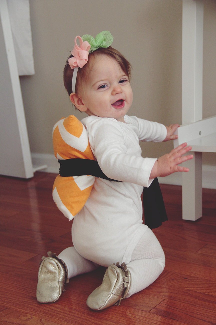 Toddler DIY Halloween Costumes
 halloween costume DIY baby sushi – really risa