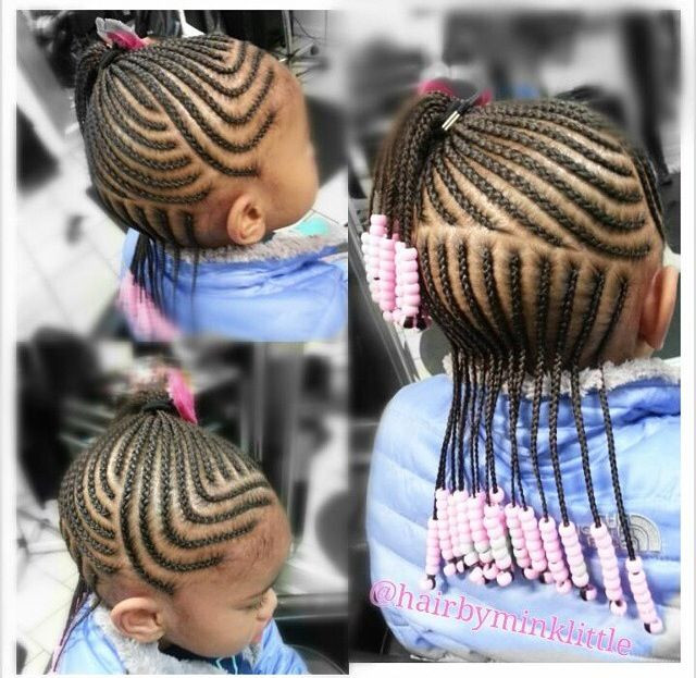 Toddler Girl Braid Hairstyles
 Black Little Girl Hairstyles Braids With Beads HairStyles