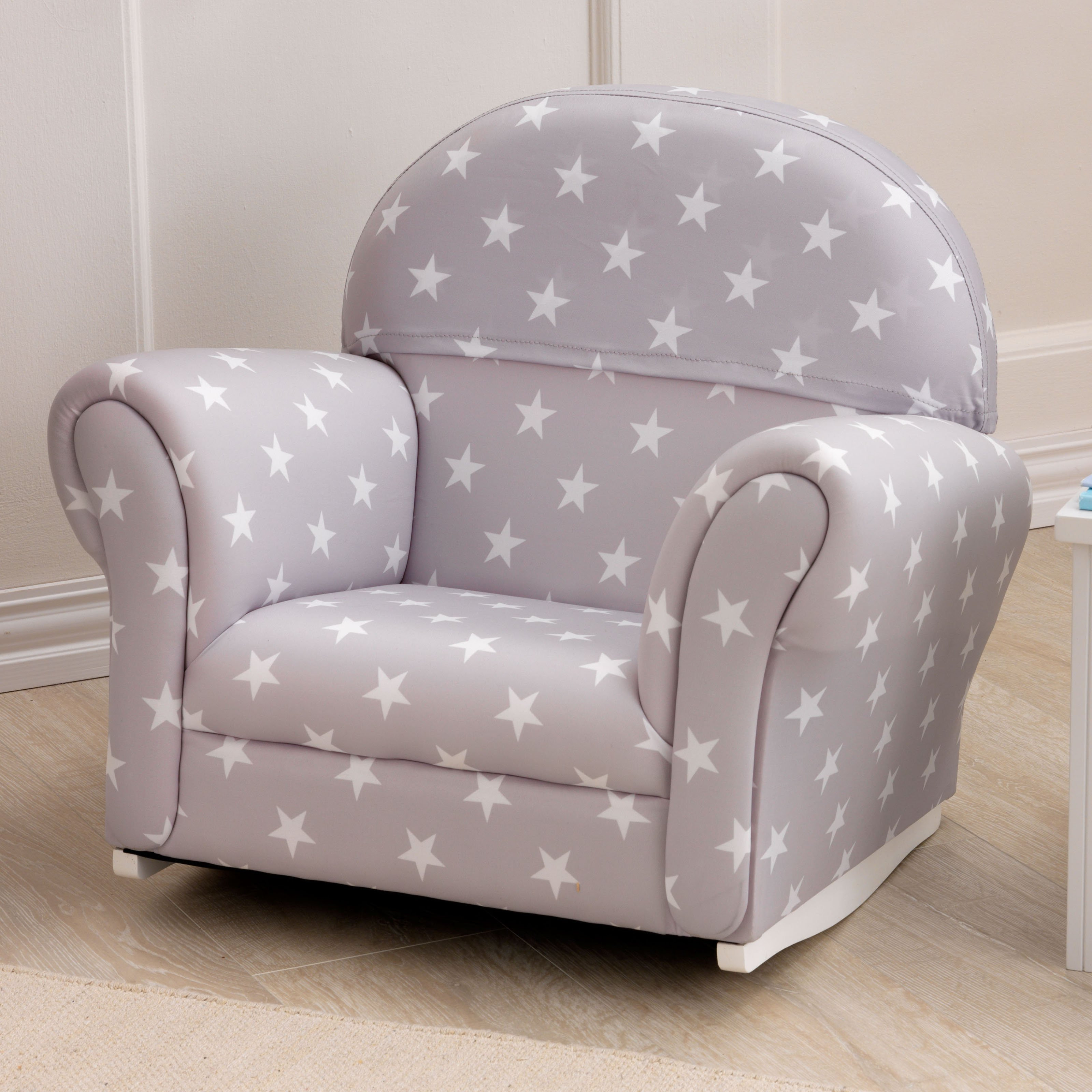 Best ideas about Toddler Rocking Chair
. Save or Pin KidKraft Upholstered Gray with Stars Rocker Kids Now.