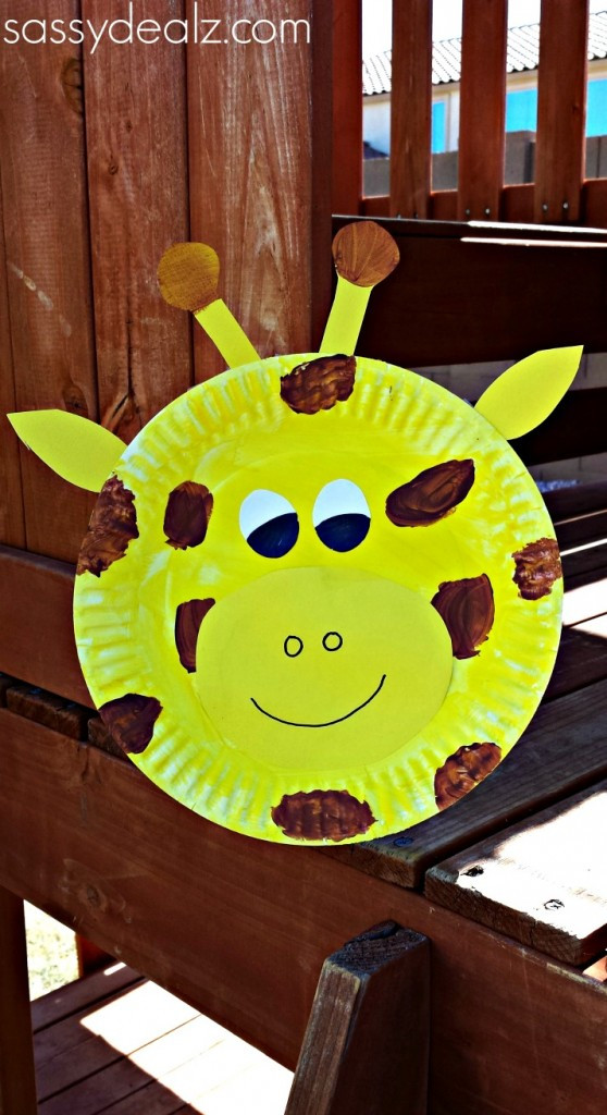 Toddlers Craft Projects
 Paper Plate Giraffe Craft For Kids Crafty Morning