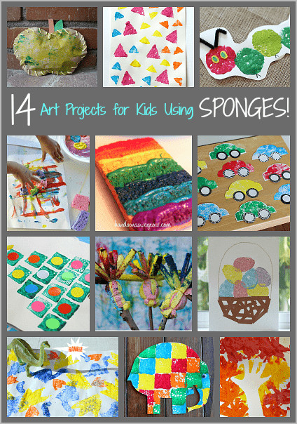 Toddlers Craft Projects
 14 Art Projects for Kids Using Sponges Buggy and Buddy