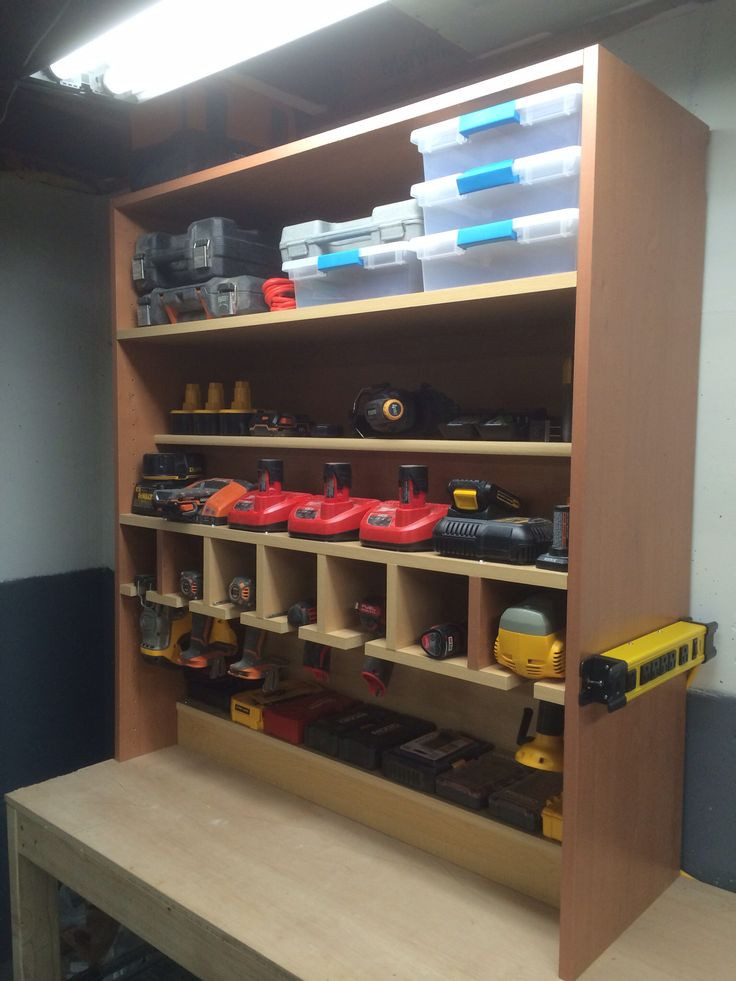 Best ideas about Tool Storage &amp; Organization
. Save or Pin 1000 images about Power tool storage on Pinterest Now.