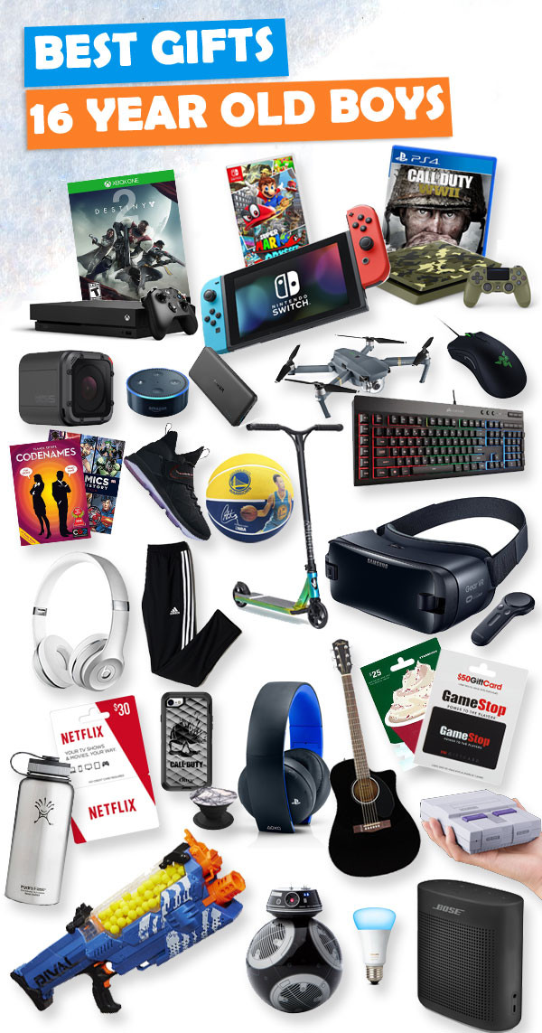 Top Gift Ideas For Boys
 Gifts for 16 Year Old Boys