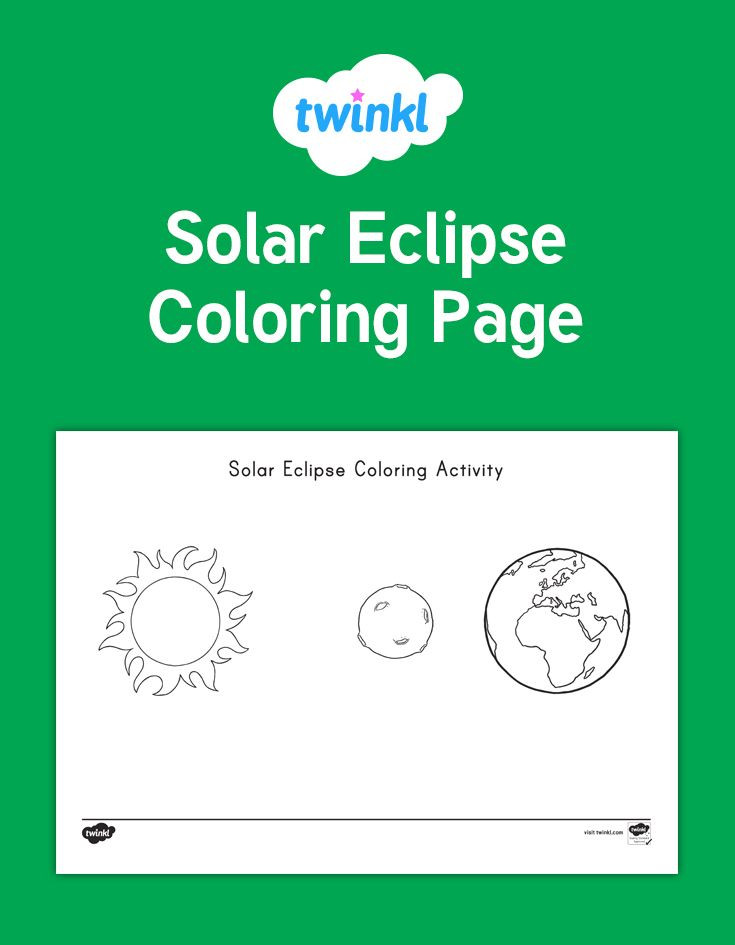 Best ideas about Total Eclipse Fun Fact Worksheets Coloring Sheets For Kids
. Save or Pin Solar Eclipse Coloring Activity This lovely coloring Now.
