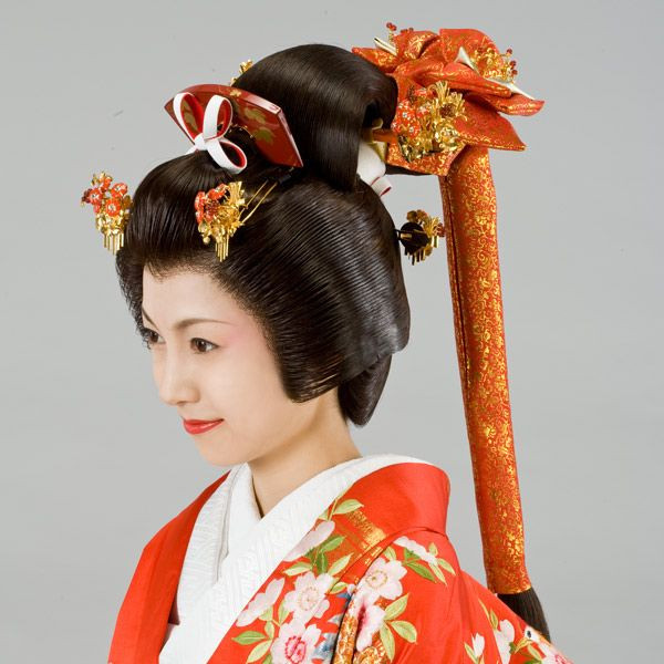 Traditional Japanese Hairstyles Female
 479 best bride & groom・traditional wedding：Japan images on