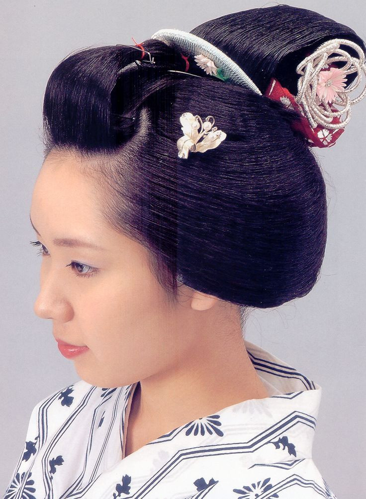 Traditional Japanese Hairstyles Female
 勝山 [Katsuyama]