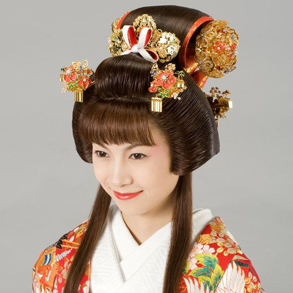 Traditional Japanese Hairstyles Female
 Japan Edo Era Fukiwa Hairstyle