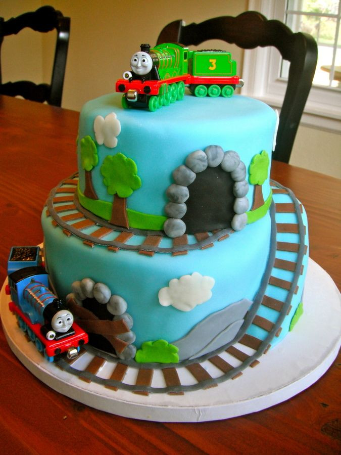 Train Birthday Cake
 25 best ideas about Thomas train cakes on Pinterest