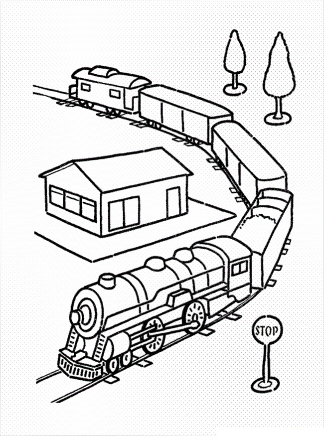 Train Coloring Sheet
 Free Printable Train Coloring Pages For Kids