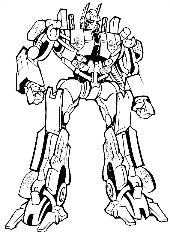 Transformers 3 Printable Coloring Pages
 ระบายสีการ์ตูนยอดฮิต ทรานสฟอร์เมอร์ส Transformers coloring