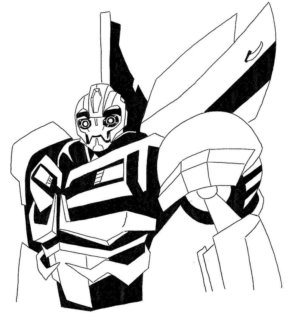 Transformers Coloring Pages Bumblebee
 transformers animated bumblebee coloring pages Coloring