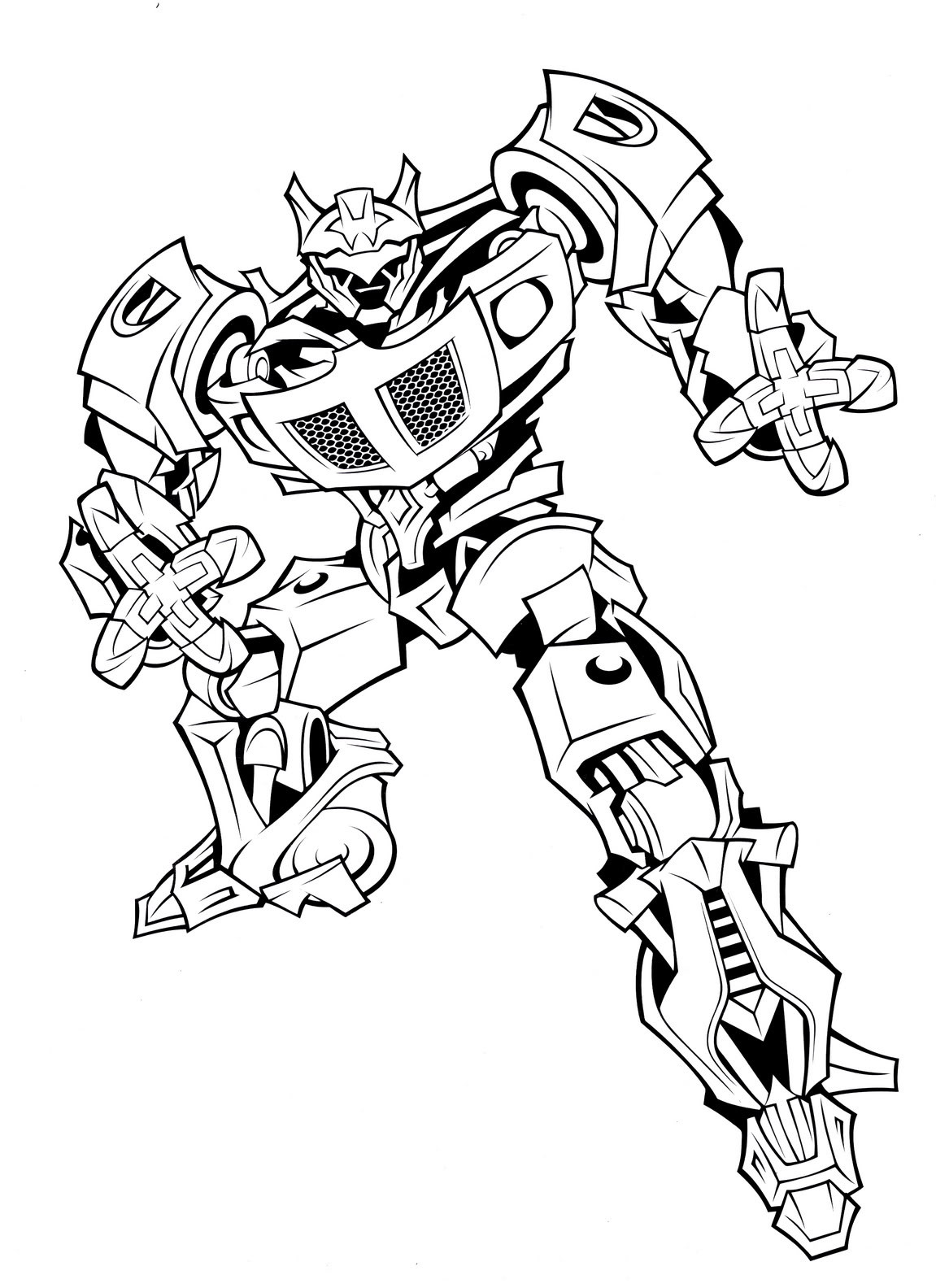 Transformers Coloring Pages Bumblebee
 Transformer Coloring Pages Bestofcoloring