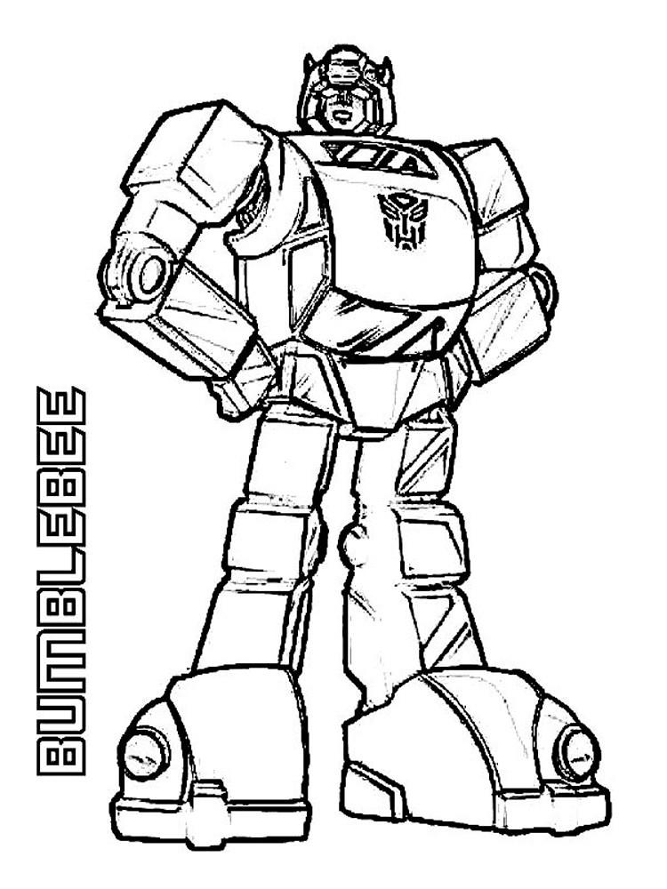 Transformers Coloring Pages For Boys
 Bumblebee coloring pages Free Printable Bumblebee