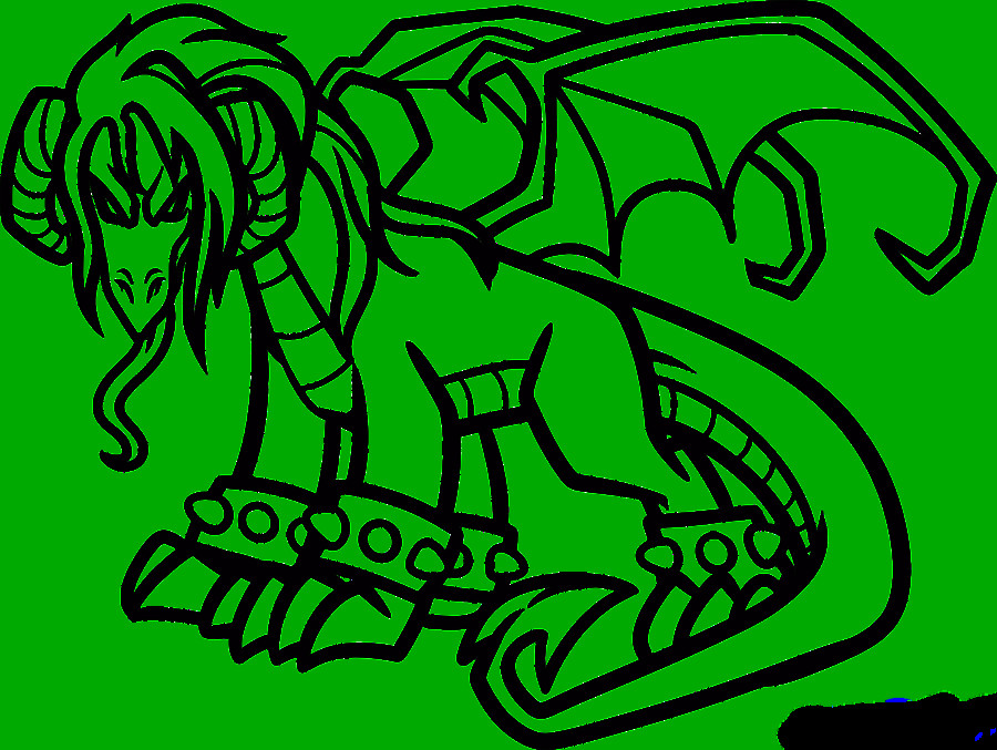 Transparent Coloring Pages
 Dragon Lines Transparent by DawnieDA on DeviantArt