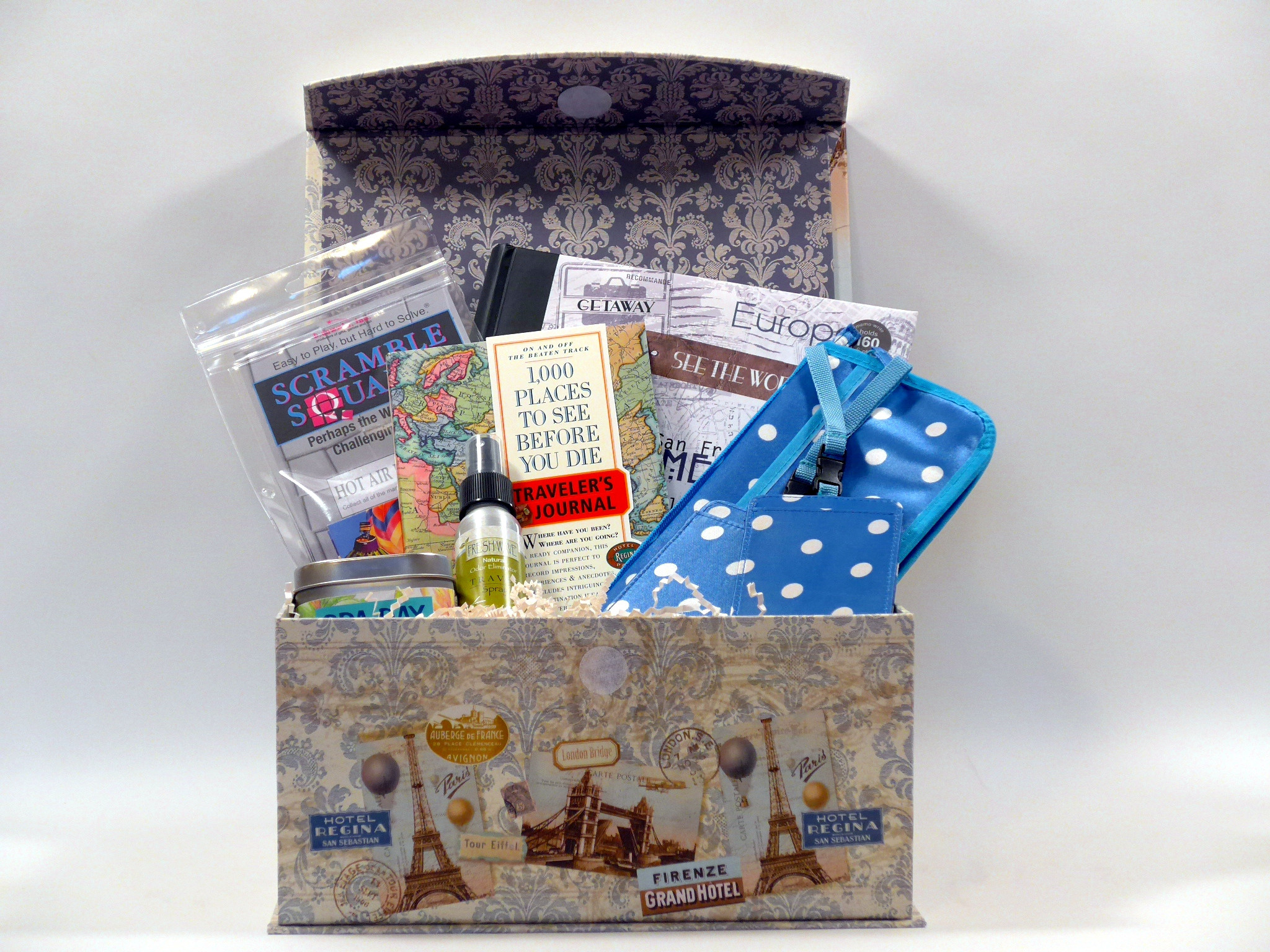 Travel Gift Baskets Ideas
 Featured Product Travel Gift Baskets for Women and Men