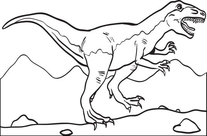 Trex Coloring Pages
 TRex Coloring Pages Best Coloring Pages For Kids