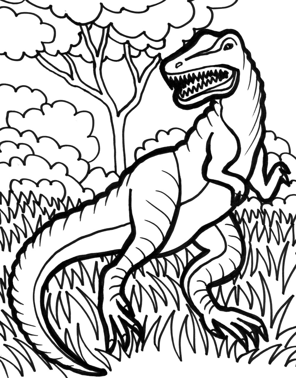 Trex Coloring Pages
 TRex Coloring Pages Best Coloring Pages For Kids
