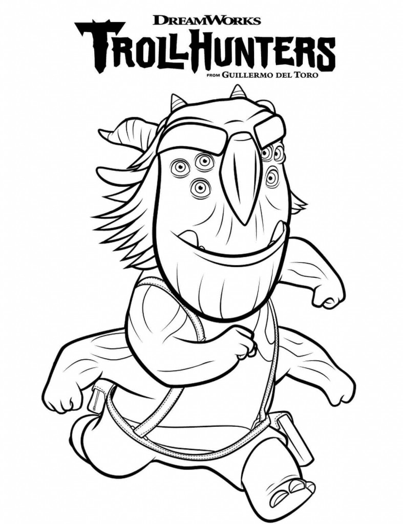 Troll Hunter Coloring Pages
 Printable DreamWorks Trollhunters Coloring Pages You Won’t