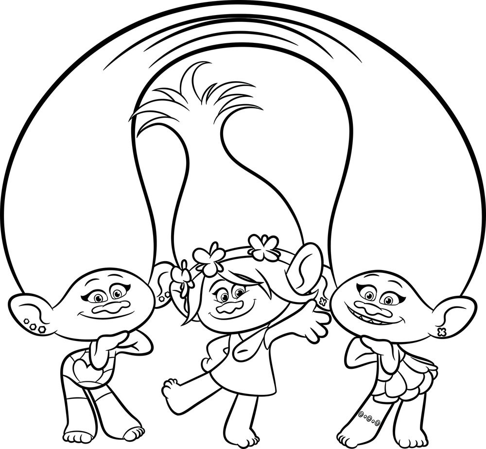 Troll Printable Coloring Pages
 Trolls Movie Coloring Pages Best Coloring Pages For Kids