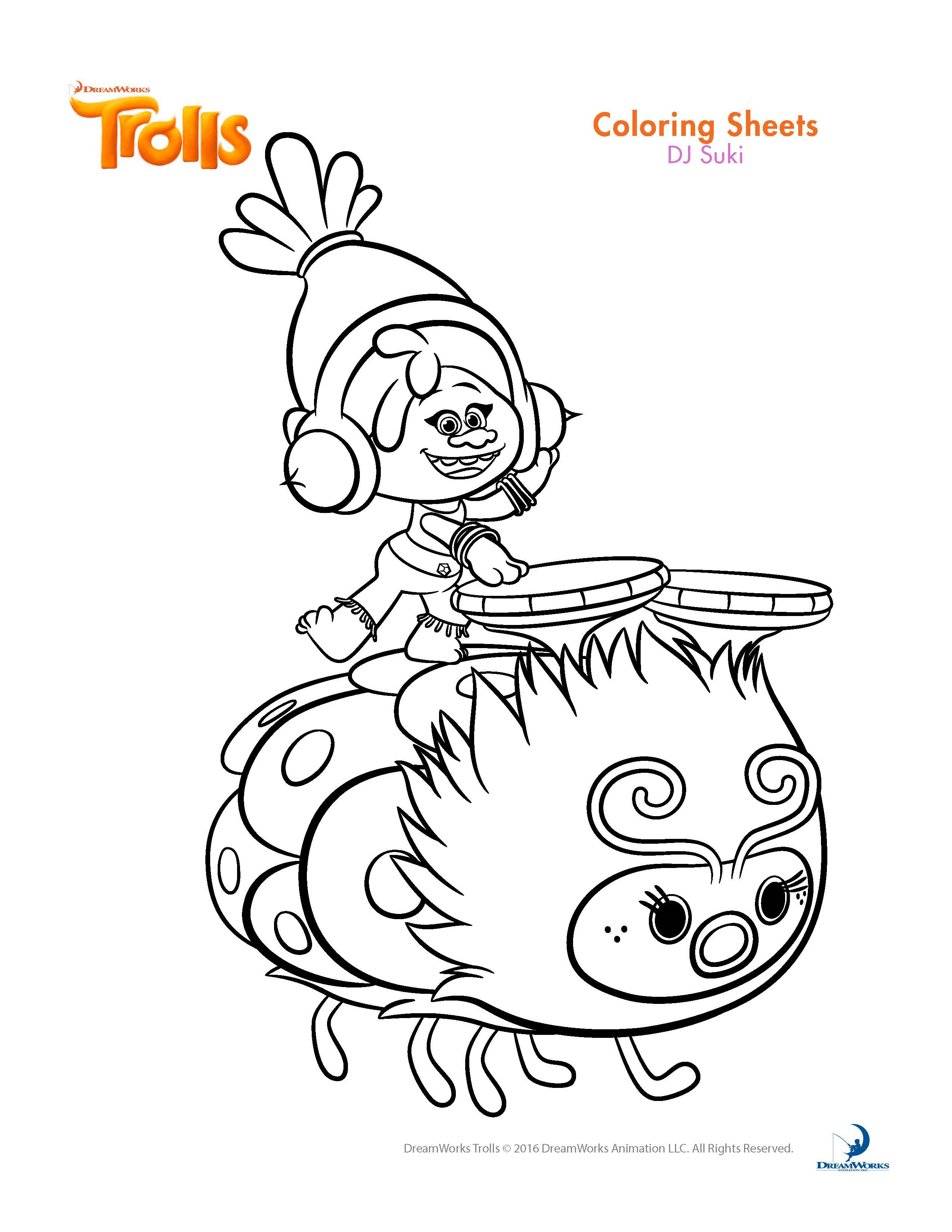 Trolls Adult Coloring Book
 Trolls Movie Coloring Pages Best Coloring Pages For Kids