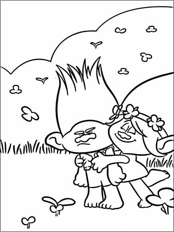 Trolls Adult Coloring Book
 Trolls Coloring Pages 13