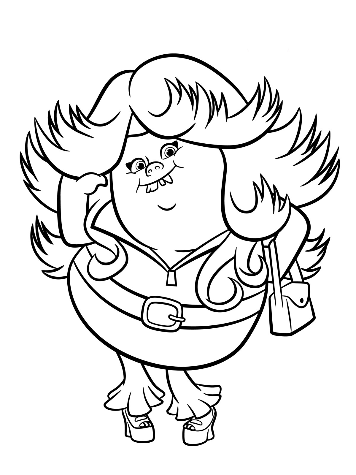 Trolls Free Coloring Pages
 Trolls Coloring pages to and print for free